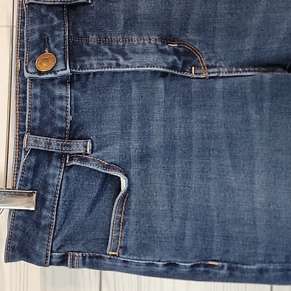 American Eagle Blue Denim Jeggings High-Rise Womens Size 6 - Picture 6 of 15
